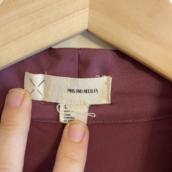 Urban Outfitters Mauve Long Sleeve Dress - Picture 4 of 5